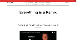 Desktop Screenshot of everythingisaremix.info