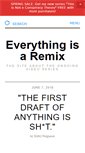 Mobile Screenshot of everythingisaremix.info